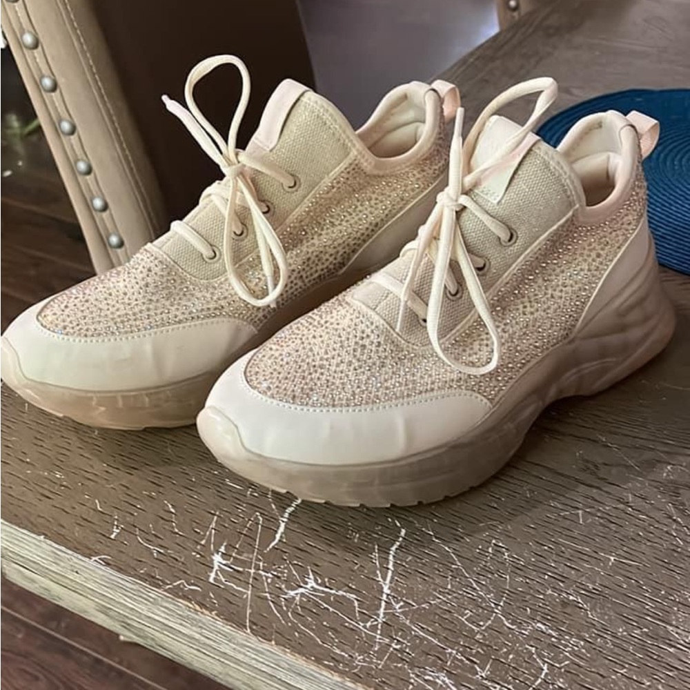Aldo sneakers with rhinestones